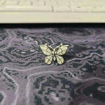 Fashion Opal Blue Butterfly Shape Ring Wedding Ring for Women - EX-STOCK CANADA