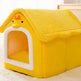 Foldable Dog House Pet Cat Bed Winter Dog Villa Sleep Kennel Removable Nest Warm Enclosed Cave Sofa Pets Supplies - EX-STOCK Canada