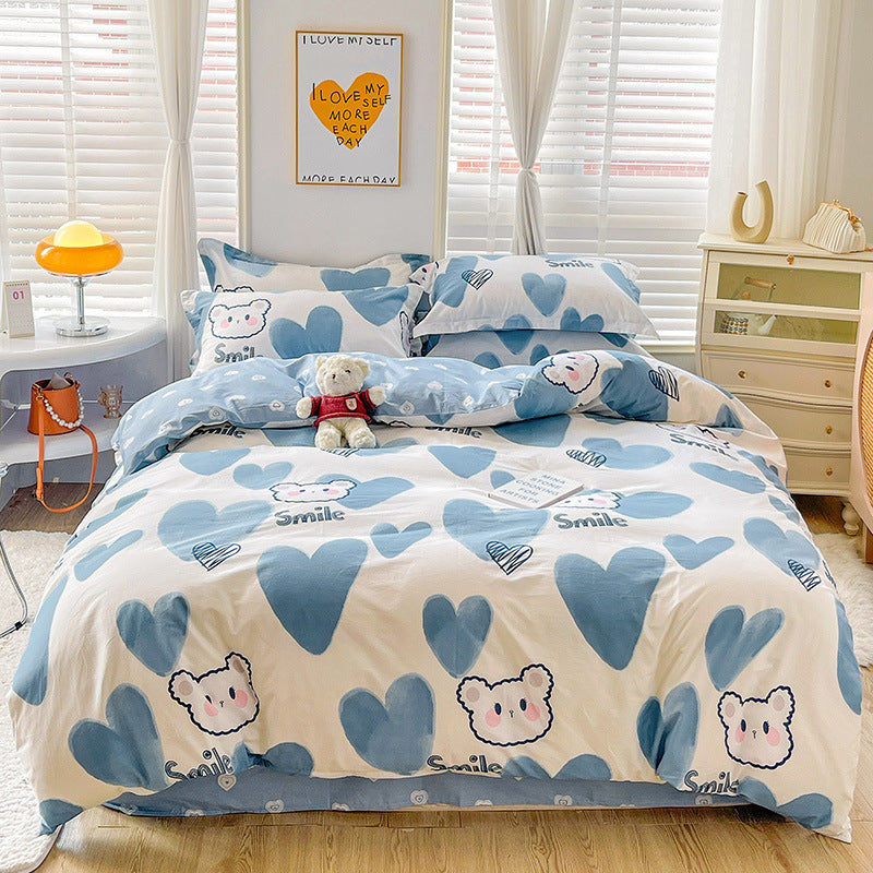 Cartoon Duvet Cover Bedding Bed Sheet Cute Quilt Cover EX-STOCK Canada 
