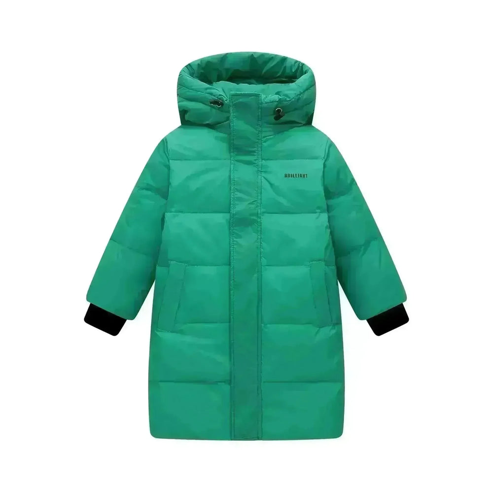 Children's Mid-length Down Jacket Thickened Winter Jacket  for kids - EX-STOCK CANADA