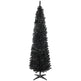 7FT Artificial Christmas Tree, Pencil Christmas Tree With Realistic Branches, Stable Stand, Black EX-STOCK Canada 