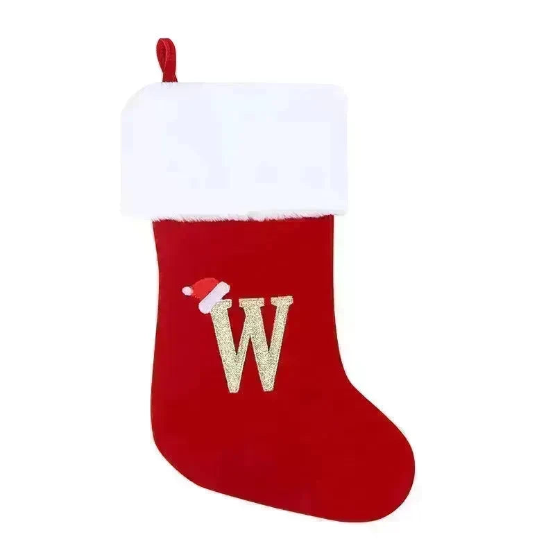 Christmas Letter Christmas Stockings Decorative Pendant - EX-STOCK CANADA