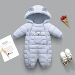 Infant Baby Puffer Hoodie Overall Romper Jumpsuit - EX-STOCK Canada