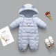 Infant Baby Puffer Hoodie Overall Romper Jumpsuit - EX-STOCK Canada