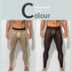 Men's Ultra thin Ice Silk Long John Skinny Flesh Nude Reflective Slim Leggings - EX-STOCK Canada