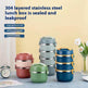 2 layer 304 Stainless Steel Thermal Insulated Lunch Container - EX-STOCK Canada