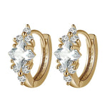 European And American Personalized Square Zircon Earrings - EX-STOCK CANADA