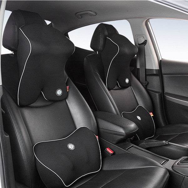 Adjustable Driving back Support Lumbar pillow and Neck support 2pcs - EX-STOCK Canada