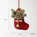 Christmas Decoration Knitted Christmas Stockings Scene Layout - EX-STOCK CANADA