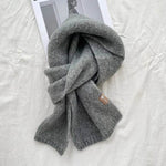 Women's Sweet Version Fleece Solid Scarf Autumn And Winter - EX-STOCK Canada