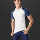 Lycra Men's Rashguard Swimming Suit Short Sleeve New Split Rash Guard Diving Suit Tight Qucik Dry Surfing Swimwear 