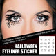 Halloween Eyeliner Patch, Scary Fashion Party Makeup Kit Bat Spider Decorative Eyeliner Eyeshadow Patch - EX-STOCK Canada