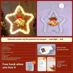 Christmas Pendant Decoration Christmas Atmosphere Led Lights Led Christmas Star Light Decoration For Window Door For Holiday - EX-STOCK CANADA
