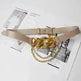 Street shot fashion metal chain link Waist Belt women - EX-STOCK CANADA