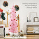 6' Pencil Christmas Tree, Slim Artificial Xmas Tree With Realistic Branches, Sturdy Metal Stand, Pink EX-STOCK Canada 