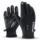 Golovejoy Winter Motorcycle Gloves – Fleece Lined, Touchscreen, Waterproof | Black & Grey | S–XXL 2