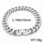 Cuban Link Chain Trimming Chain Jewelry Buckle Titanium Steel Bracelet - EX-STOCK Canada