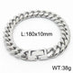 Cuban Link Chain Trimming Chain Jewelry Buckle Titanium Steel Bracelet - EX-STOCK Canada