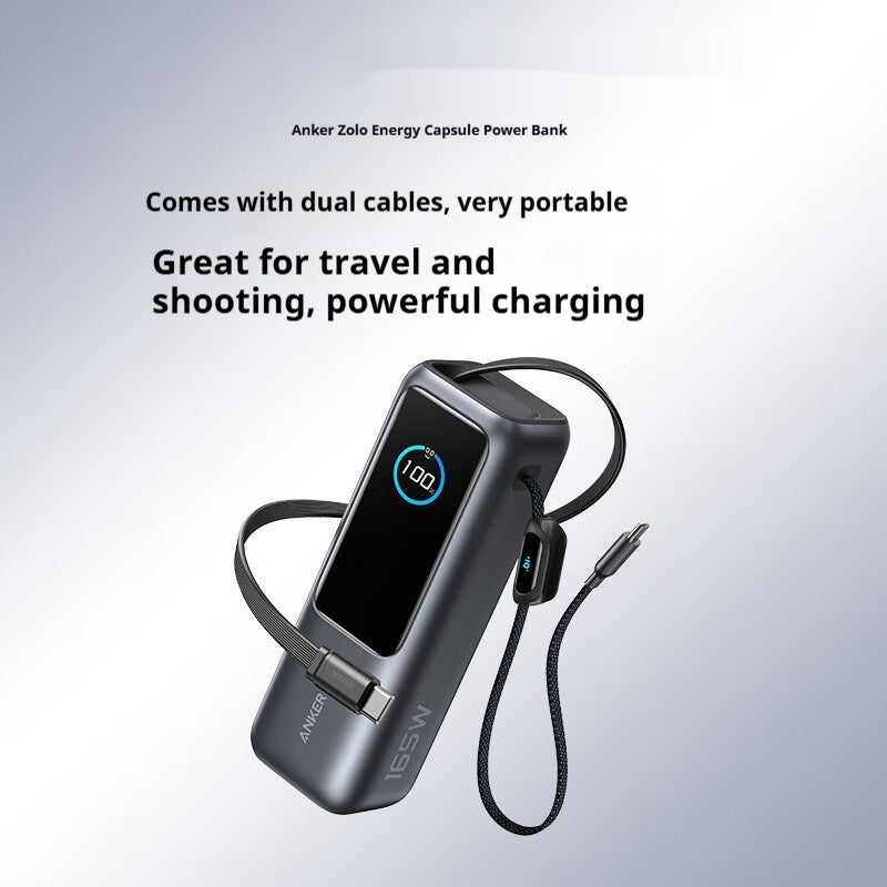 Comes With Two-wire Power Bank Fast Charging Mobile Power Supply EX-STOCK Canada 