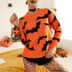 Fashion Women's Wear Long Sleeve Halloween Brocade Sweater Knitted - EX-STOCK Canada