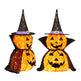2Packs 3FT Halloween Collapsible Lighted Pumpkin Decoration, 176 LED Pop-Up Pumpkin Lamp With Cape, Plug In Halloween Jack-O-Lantern With Metal Stand For Indoor Outdoor Garden Patio Party Decor - EX-STOCK Canada