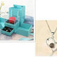 Hot Valentine's Day Gifts Metal Rose Jewelry Gift Box Necklace For Wedding Girlfriend Necklace Gifts - EX-STOCK CANADA
