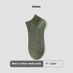 Cotton Anti-Pilling Ankle socks absorbing Invisible Tight Mesh Boat Socks - EX-STOCK CANADA