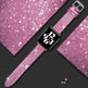 Leather Single Ring Glitter Buckle Couple Watch Strap Suitable for Apple Watch - EX-STOCK Canada