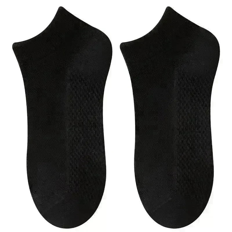 Cotton Anti-Pilling Ankle socks absorbing Invisible Tight Mesh Boat Socks - EX-STOCK CANADA
