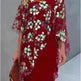 Printed  Floral Chiffon Fashion Straight Cut Modest  Dress - EX-STOCK CANADA