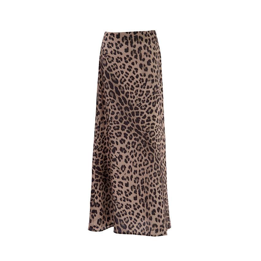 Leopard Long Skirt Fashion Mermaid Skirt Womens Clothing - EX-STOCK Canada