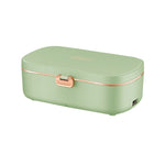 Mini Heating Insulated Lunch Box Plug-in Electric Office Worker Student Bento Stainless Steel Liner Gift EX-STOCK