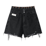 High Waisted Wide Leg Denim Shorts For Women - EX-STOCK Canada