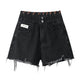 High Waisted Wide Leg Denim Shorts For Women - EX-STOCK Canada