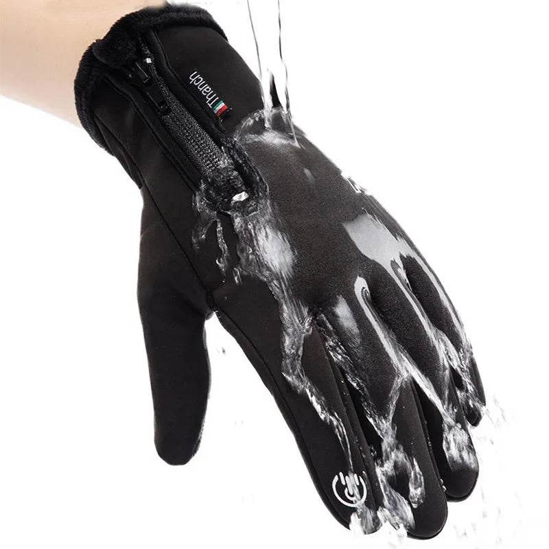 Winter Gloves Touchscreen Non-Slip Unisex Waterproof Windproof Warm Cycling Ski Sports Gloves Women Men - EX-STOCK Canada