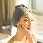 Women's Microfiber Hair Dryer Cap Absorbent Hair Towel. - EX-STOCK CANADA