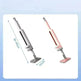 Rotatable Self-Squeeze Mini Mop With Crevice Brush Hand Wash-Free Flat Squeeze Mop With 2 Reusable Microfiber Pads, Microfiber Mop For Wet Dry Use Self Wringing Flat Mop For Floor Cleaning - EX-STOCK CANADA