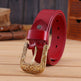 Men's Vintage Dragon-Buckle Leather Belt — product view 5 of 8 | EX-STOCK