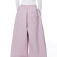 Women's Embroidered Balloon-Leg Sweatpants – Pleated Ultra-Wide Drawstring Pants | Gray, Pink & Gray Green