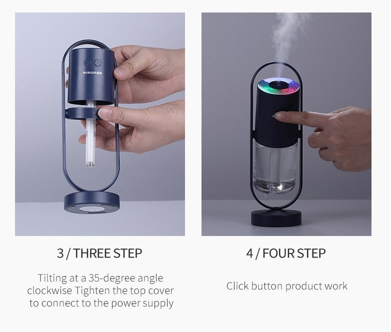 Magic Shadow USB desktop humidifier with projection light and wick options – EX-STOCK product image 8