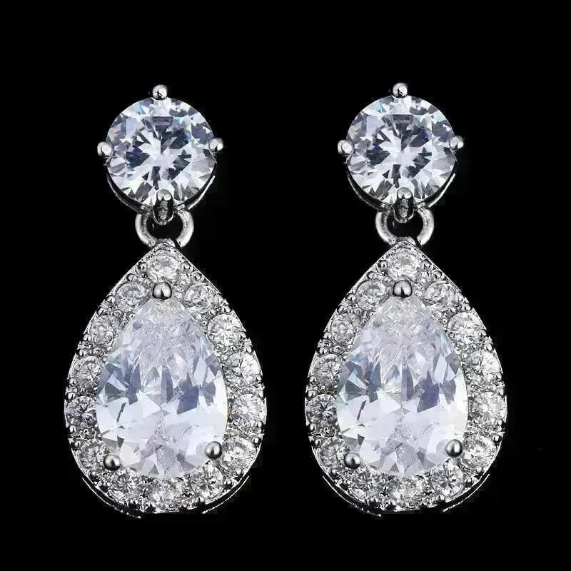 925 Sterling Silver Ear Needle Hypoallergenic Pearl drop Earrings For Women - EX-STOCK CANADA