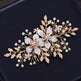 Bridal Headdress Wedding Pearl Hair Barrette - EX-STOCK Canada