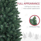 6ft Tall Pencil Artificial Christmas Tree With 479 Branch Tips With Steel Base, Green EX-STOCK Canada 