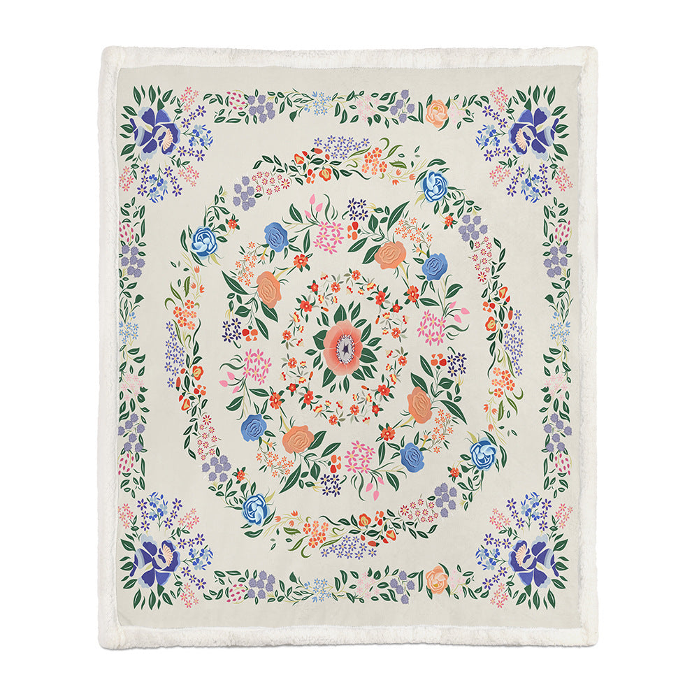 Flannel Blanket Air Conditioning Blanket Napping Blanket EX-STOCK Canada 