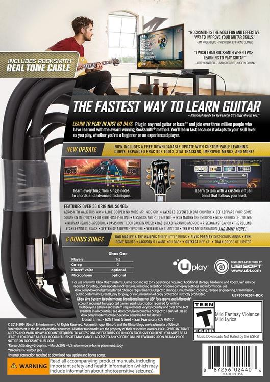 Rocksmith 2014 édition remasterisée 