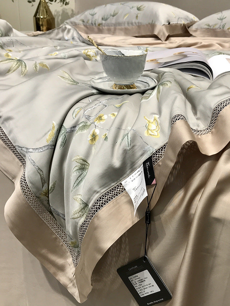 High-end Tencel Summer Cooling Duvet Four-piece Set EX-STOCK Canada 