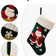 Christmas Decorations Gold Velvet Patch Christmas Stockings - EX-STOCK CANADA