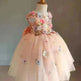 Children's Handmade Flower Fashion Special Dress Princess Ball Gown Dress Birthday Photoshoot Dress for girls Party dress for kids - EX-STOCK CANADA