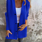 Fall Casual Single Breasted Hooded Cashmere Cardigan Jacket for women - EX-STOCK Canada