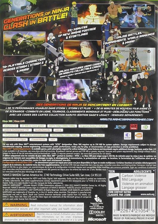 Naruto Shippuden: Ultimate Ninja Storm Generations 